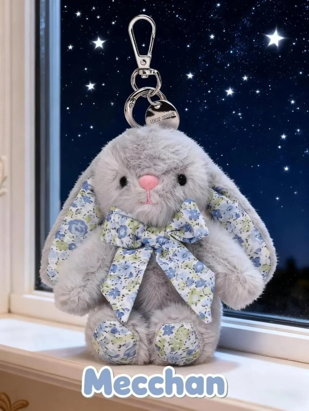 Cute Rabbit Keychain for Backpack | Adorable Bag Charm for Women & Teens
